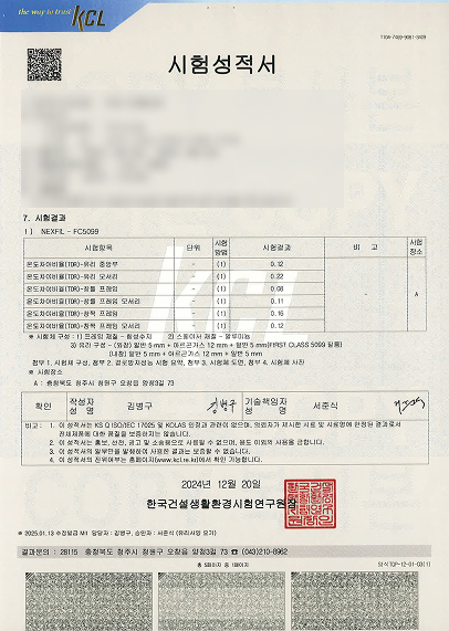 시험성적서