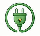 일반 상가 월평균 전력 사용량(여름철) 약 1,500kWh 가정